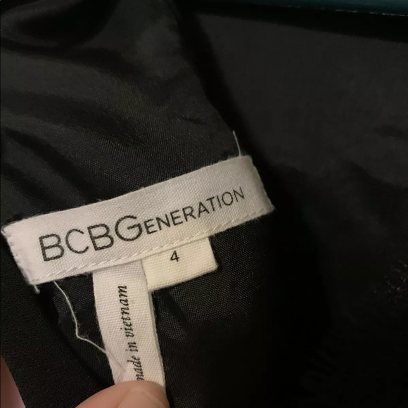 BCBG Generation‎ Black Lace Inset Cocktail Dress 4 - Picture 4 of 5